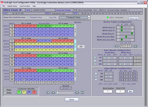 mifare card reader reverse hex|MIFARE sector decoder.